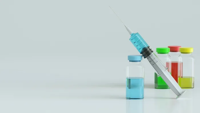 明确, 塑料注射器, 瓶, 注射器, 医疗, 疫苗接种, 针头, 科学