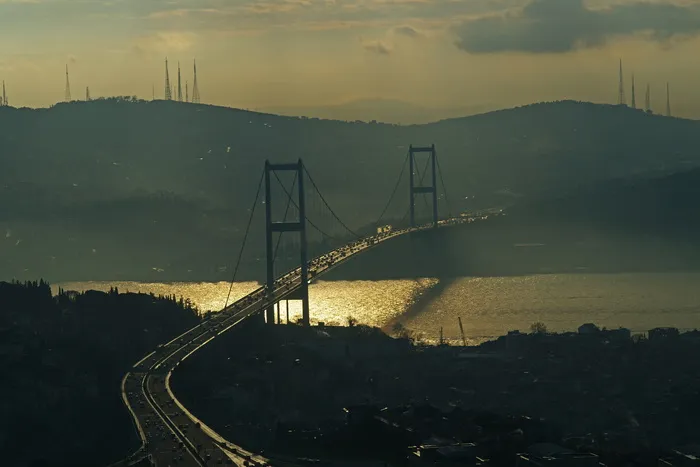 摄影, 全悬索桥, 白天, 伊斯坦布尔, 土耳其, 水平, 景观, 城市