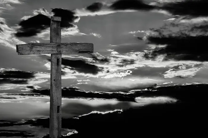 十字架，多云，天空，耶稣受难节，耶稣的十字架，信仰，耶稣，宗教