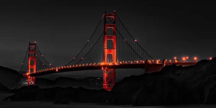 金门大桥，加利福尼亚州旧金山，金门大桥，金门大桥，旧金山，悬索桥，名胜