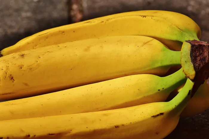 香蕉，水果，水果，健康，黄色，香蕉皮，成熟，自然