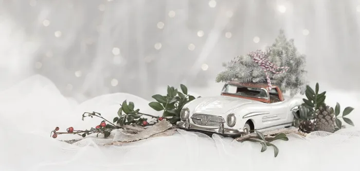 白色, 轿跑车装饰, 圣诞, 装饰, 节日, 圣诞节快乐, 创作的, 公共假期
