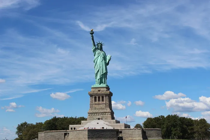 自由女神像、自由女神像，纽约、美国、纽约、自由女神、地标、雕像、女性肖像