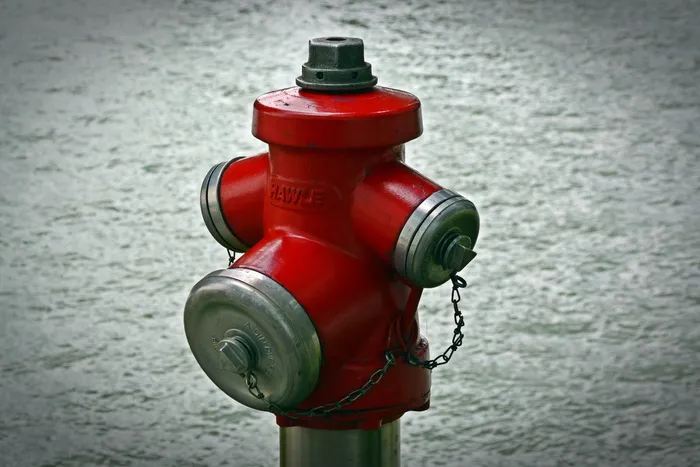 消火栓，水，红色，消防，金属，消火栓，删除，水公用设施