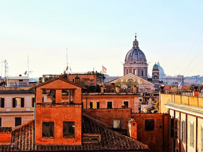 城市, 明确, 白天的天空, 罗马, 意大利, 圆顶, 屋顶, 古罗马