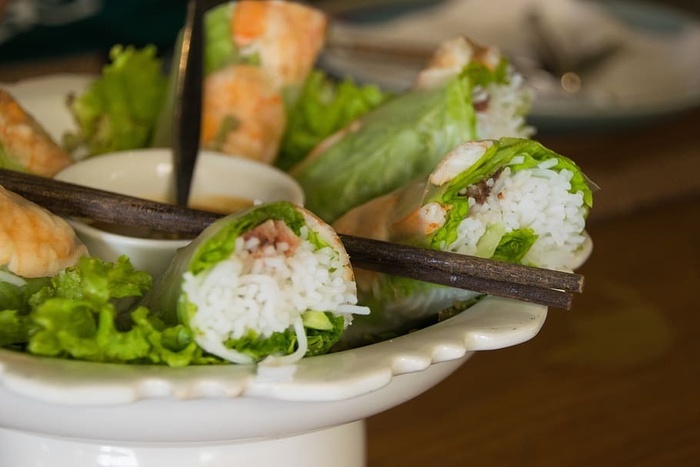 菲律宾泰国亚洲春天春卷春卷食物