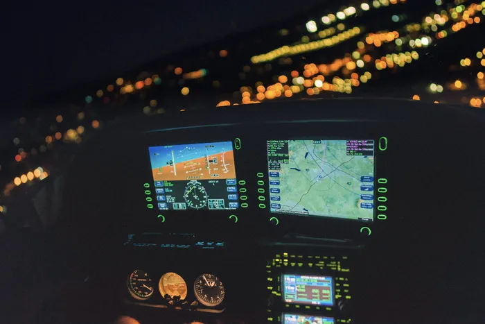 打开，黑色，离合器仪表板，控制，驾驶舱，飞机，控制面板，屏幕