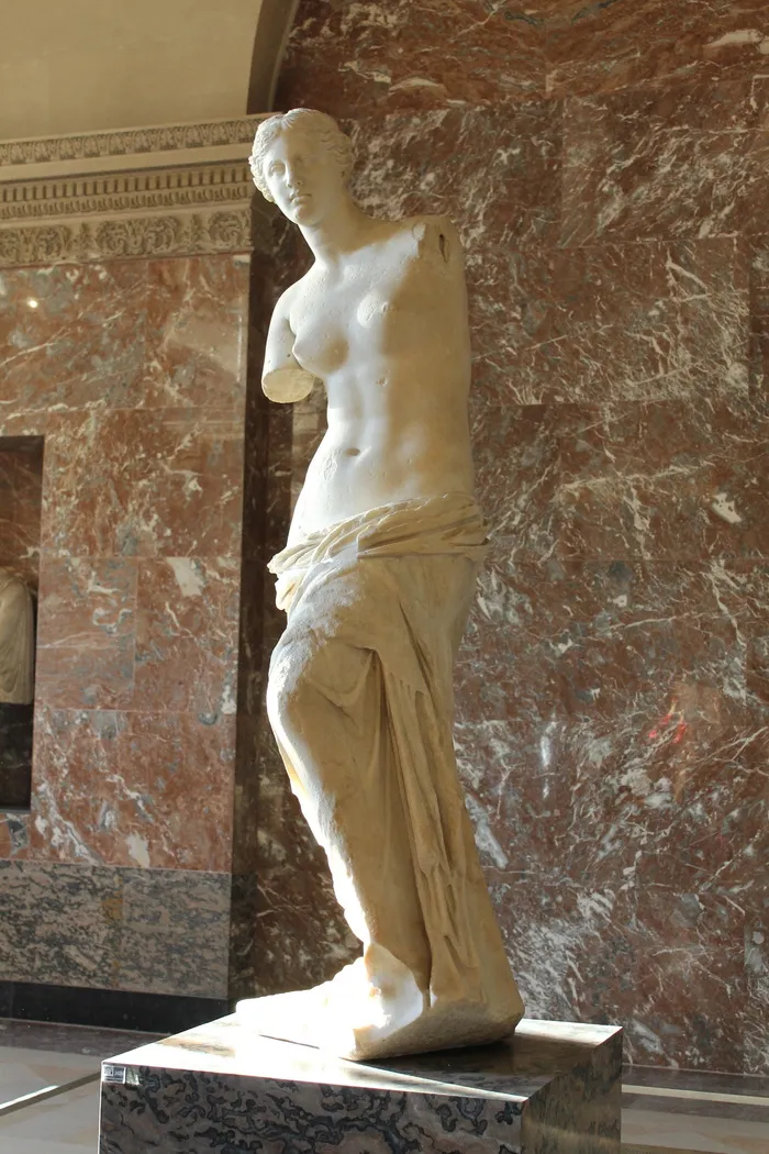 维纳斯、雕像、卢浮宫、巴黎、雕塑、希腊、文化、博物馆