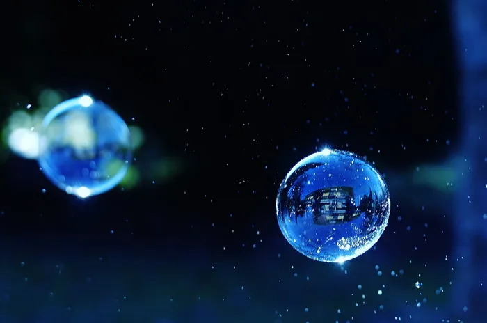 肥皂泡, 多彩, 球, 肥皂水, 制作肥皂泡, 浮动, 镜像, 行星-空间