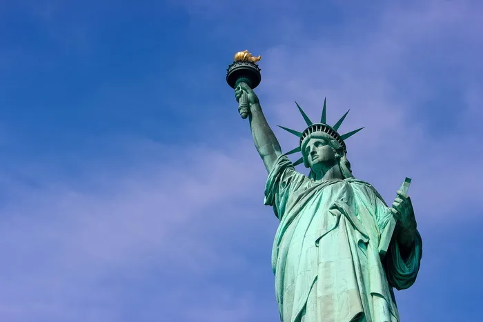 自由女神像，纽约，白天，美国，自由女神像
