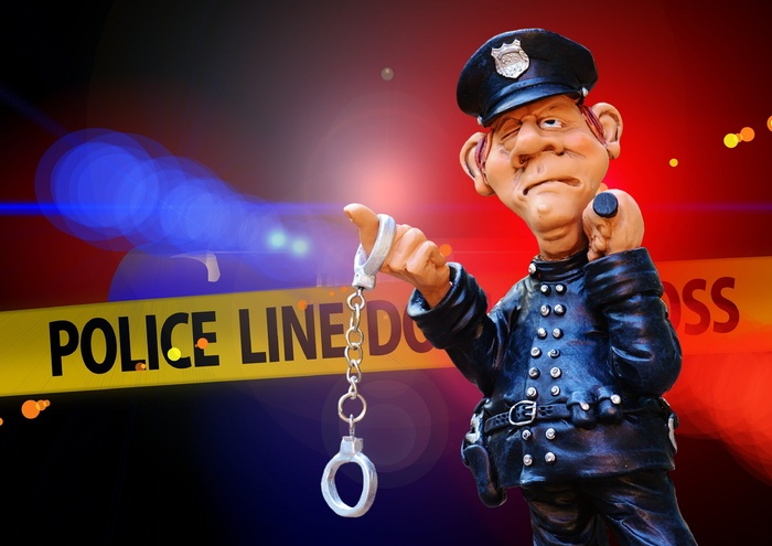 警察 持枪 手铐 数字 壁纸 犯罪现场 蓝光 发现 菜鸟图库
