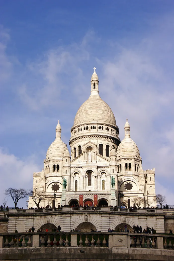 圣心大教堂，巴黎，蒙马特，纪念碑，圣心大教堂，法国，建筑外观