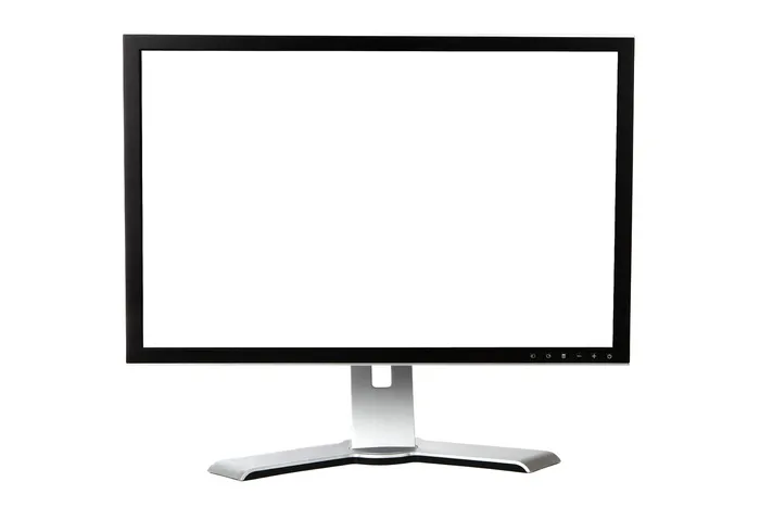 黑色、灰色、平板、屏幕、显示器、空白、商务、计算机