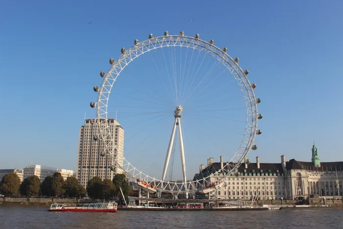 伦敦眼，伦敦，泰晤士河，马戏团，河流，眼，英国，地标