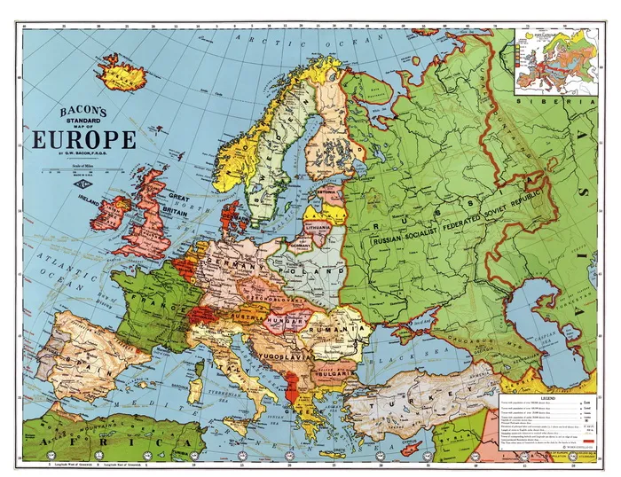 绿色，白色，欧洲地图，欧洲，地图，1923年，国家分类，国家