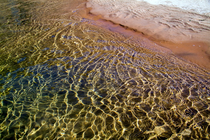 浅滩海滩白天科罗拉多科罗拉多河亚利桑那州水美国