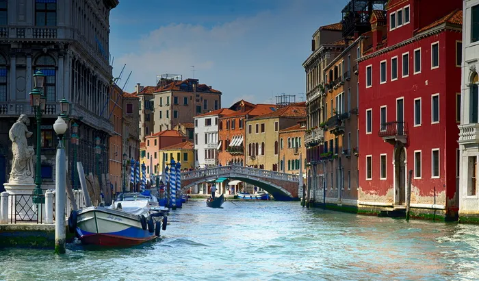 威尼斯运河图, 意大利, 威尼斯, 水, 缆车, 建筑, 威尼斯, 泻湖