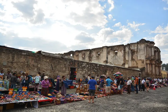 安提瓜危地马拉，遗址，危地马拉，遗迹，旧建筑，乡村风格建筑，旧，中美洲