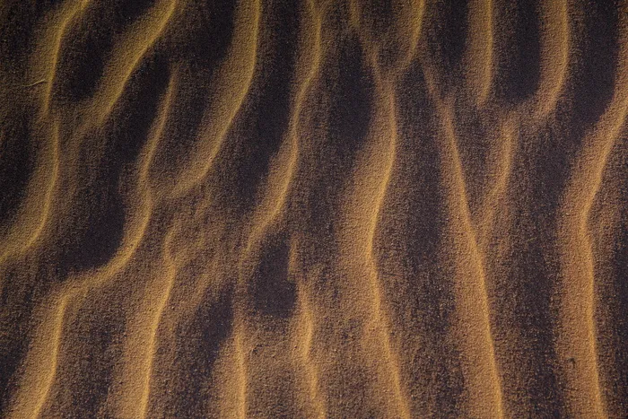 棕色沙子，土壤，自然，户外，沙丘，沙漠，沙子，等高线