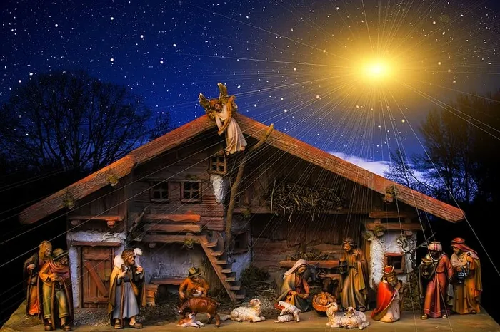 照片、耶稣诞生插图、圣诞节、诊所、出生、耶稣诞生场景、婴儿床、圣诞老人