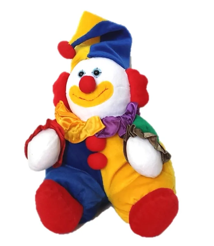 小丑，毛绒，玩具，白色，背景，彩色，马戏团，乐趣