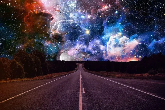 长，道路摄影，星云天空，太空，天空，星云，街道，路线