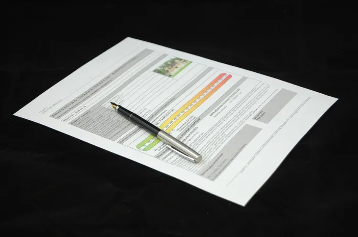 笔、打印、纸、能源证书、文件、协议、文件、签名