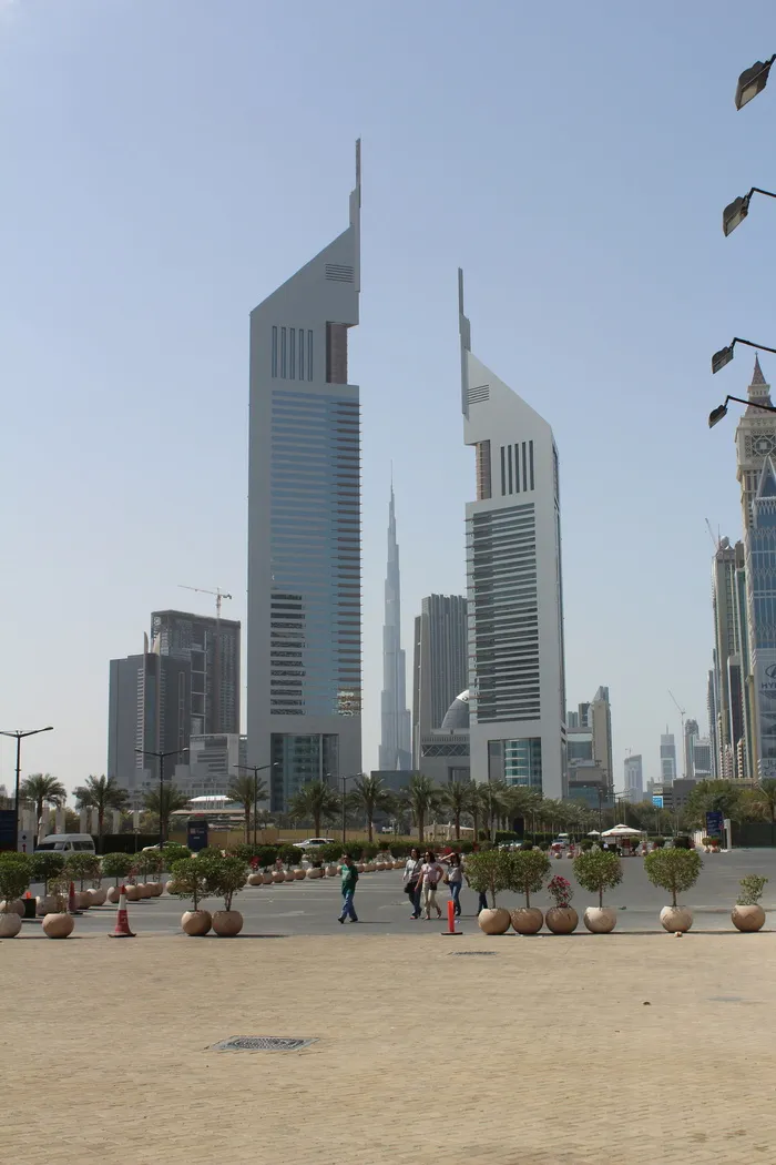 迪拜, 摩天大楼, 哈利法塔, 建筑, 天空, 建筑外观, 建筑结构