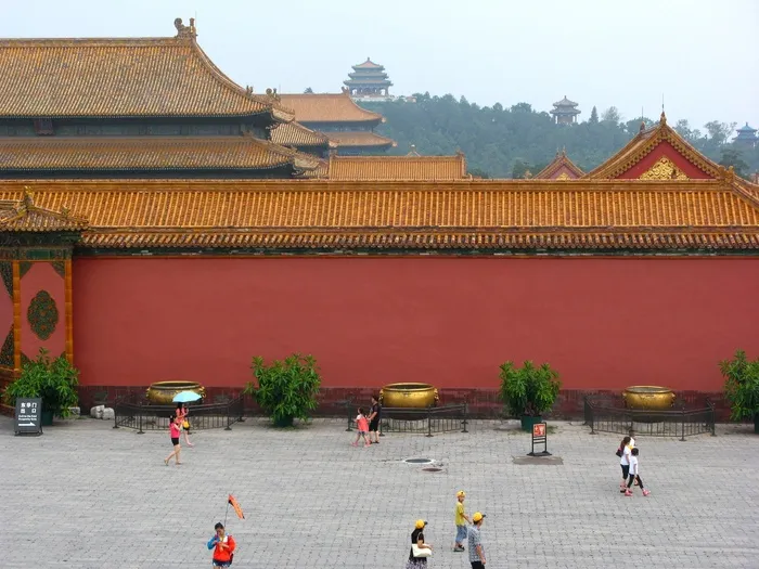 北京，紫禁城，中国，宫殿，屋顶，人类，建筑，建筑结构