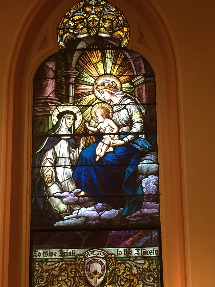 宗教，彩色，玻璃窗，圣母玛利亚，耶稣，基督教，母亲，基督