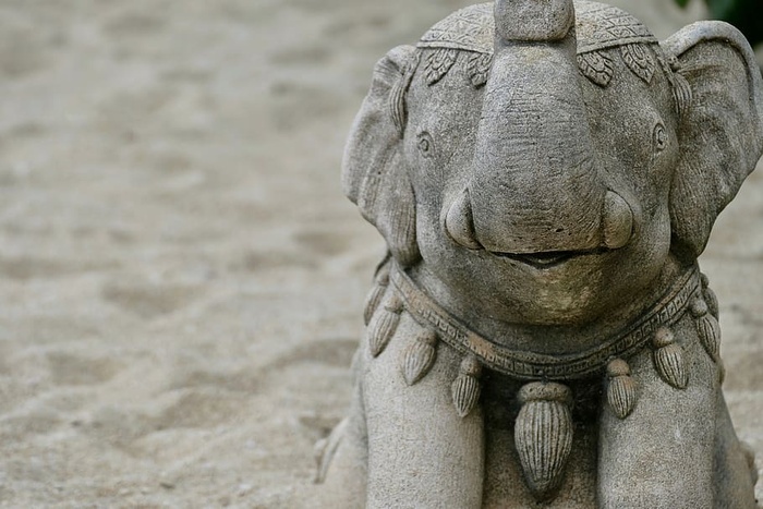 雕塑雕像艺术大象石头宗教文化石像