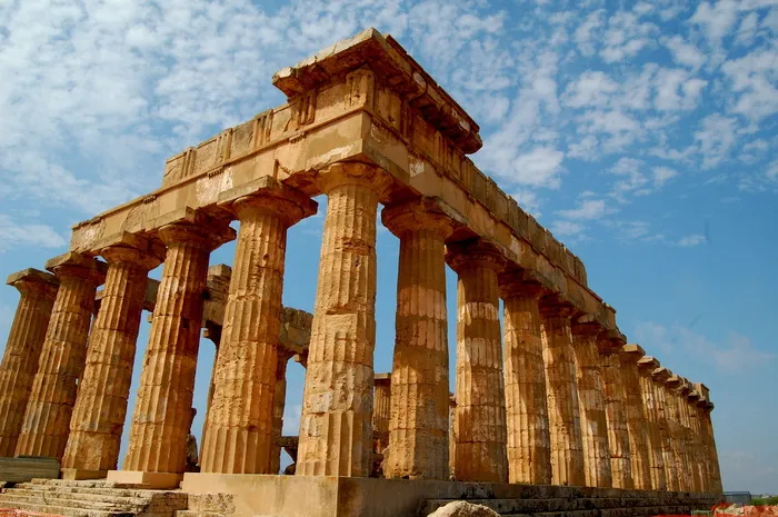 希腊雅典帕特农神庙，神庙，希腊，古代，废墟，西西里岛，古代，建筑