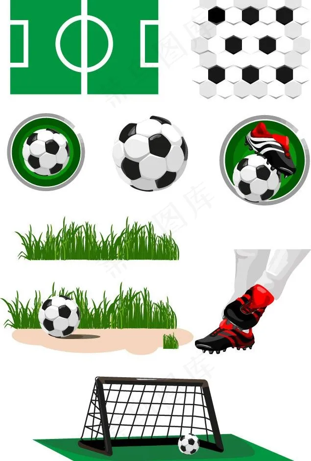 足球素材图片
