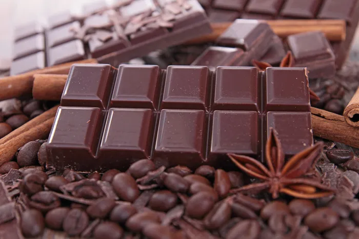 巧克力与咖啡豆