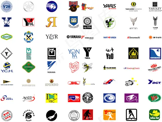 外国企业logo标志矢量图 AI