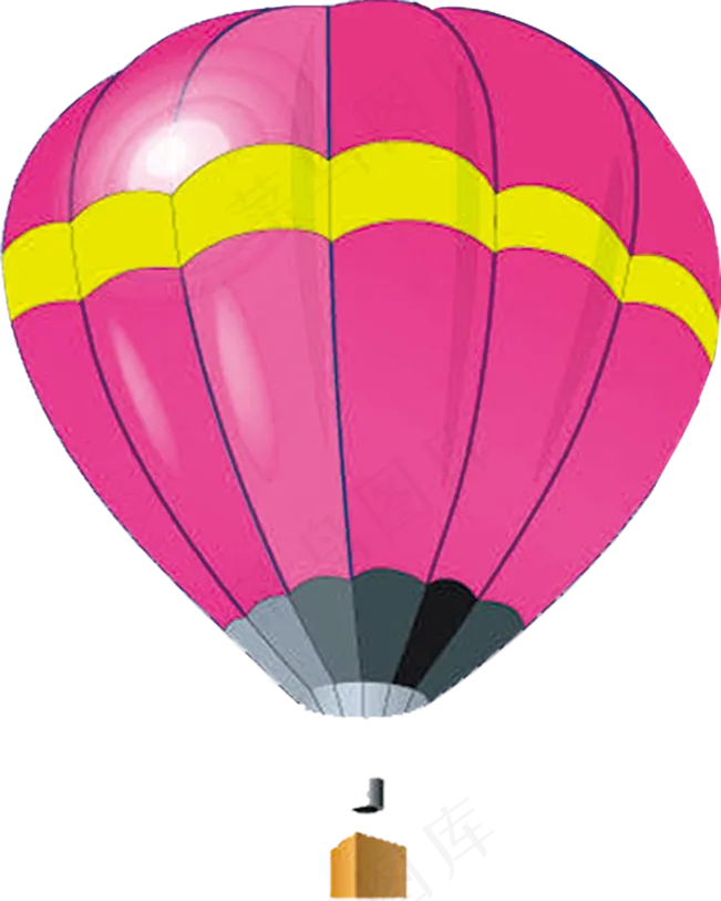 热气球氢气球节日气球PNG素材