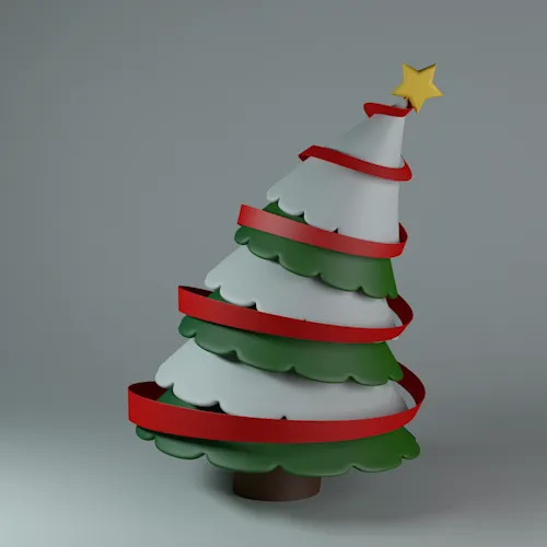 C4D文件|圣诞树|圣诞树动画|圣诞节