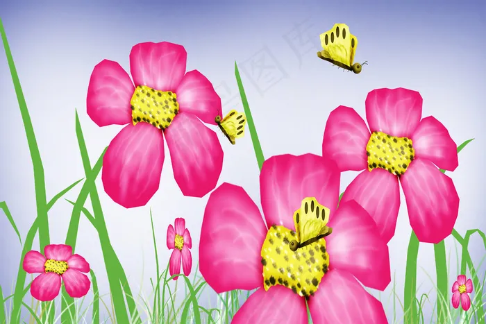 桌面图片可爱春天花朵