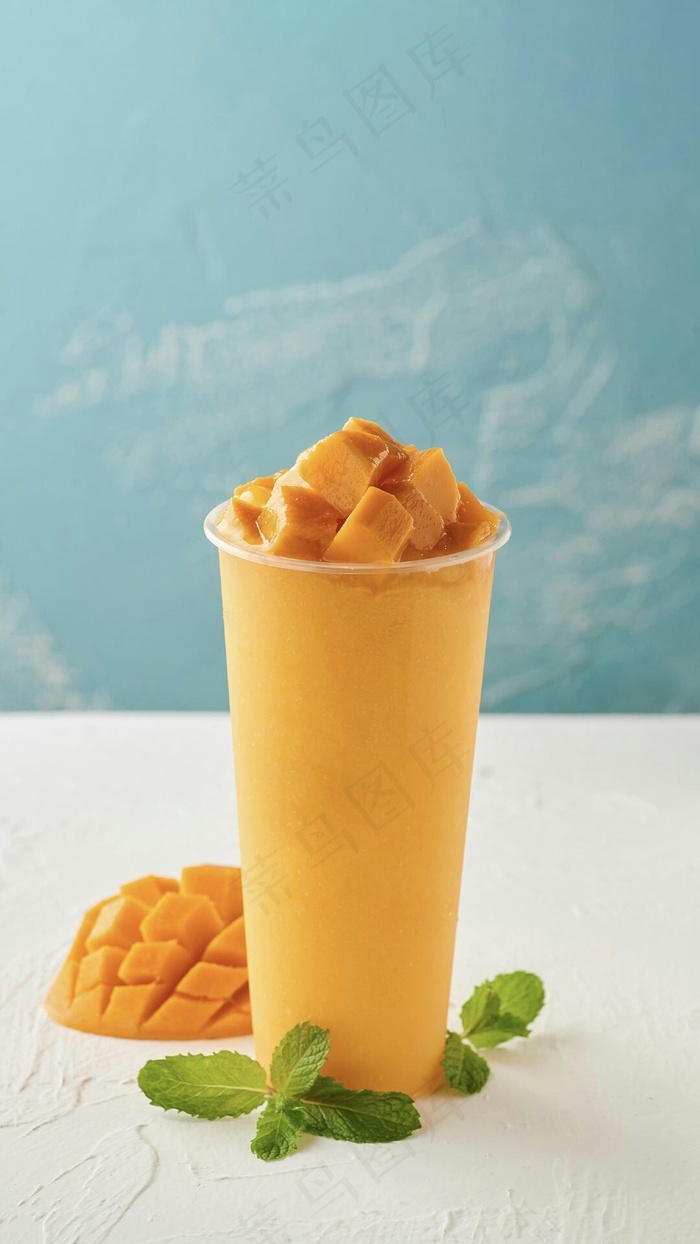 芒果汁高清摄影图片