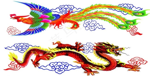 龙凤图案模板epsai矢量模版下载