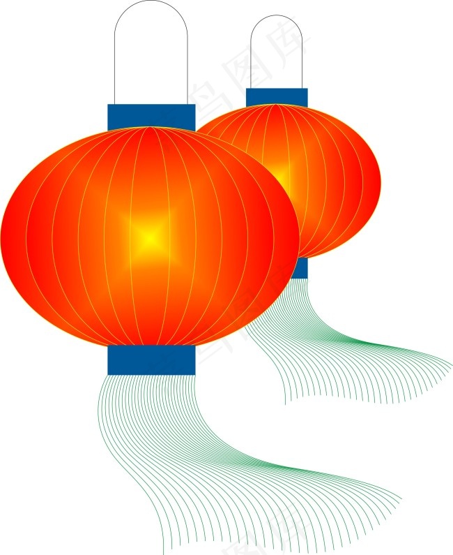 平面广告 矢量 矢量灯笼cdr矢量模版下载     