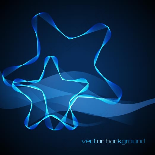 创意五角星ai矢量模版下载 - 菜鸟图库