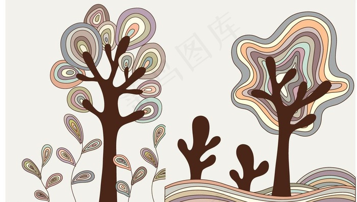 装饰画图片ai矢量模版下载