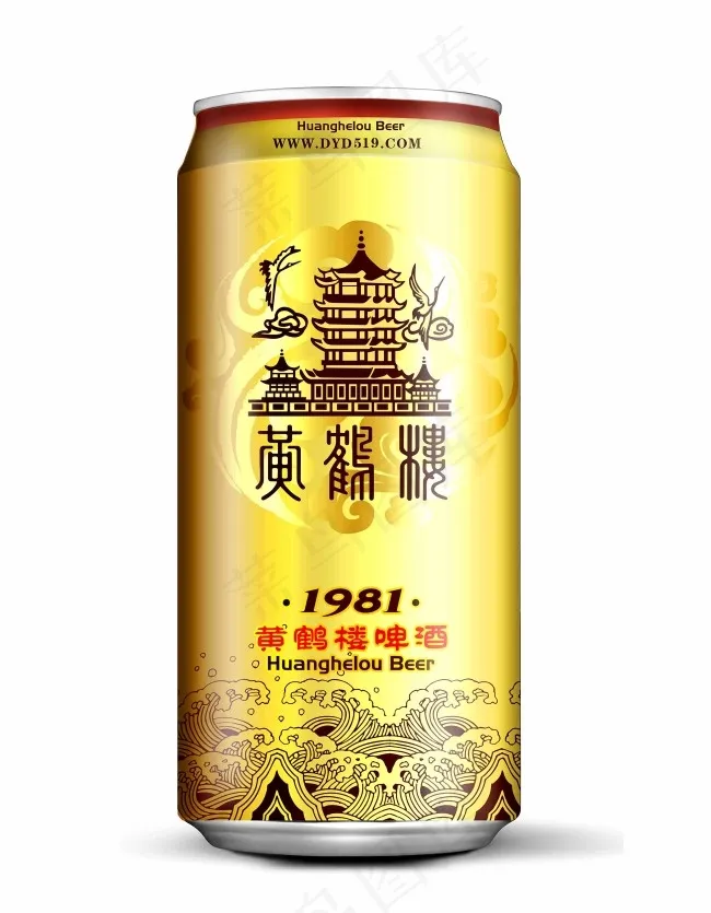 黄鹤楼啤酒土豪金12度330ml