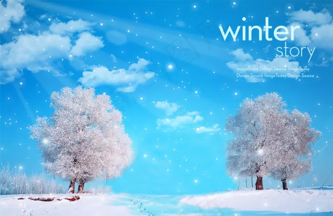 冬天雪景美图 风景电脑桌面壁纸