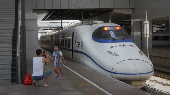 中国高速列车的录像 视频免费下载