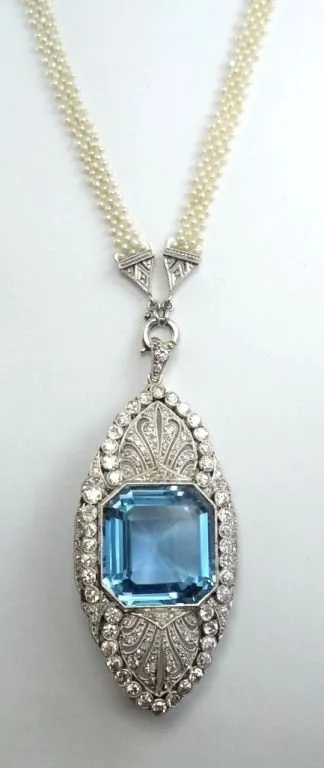 蓝宝石项链