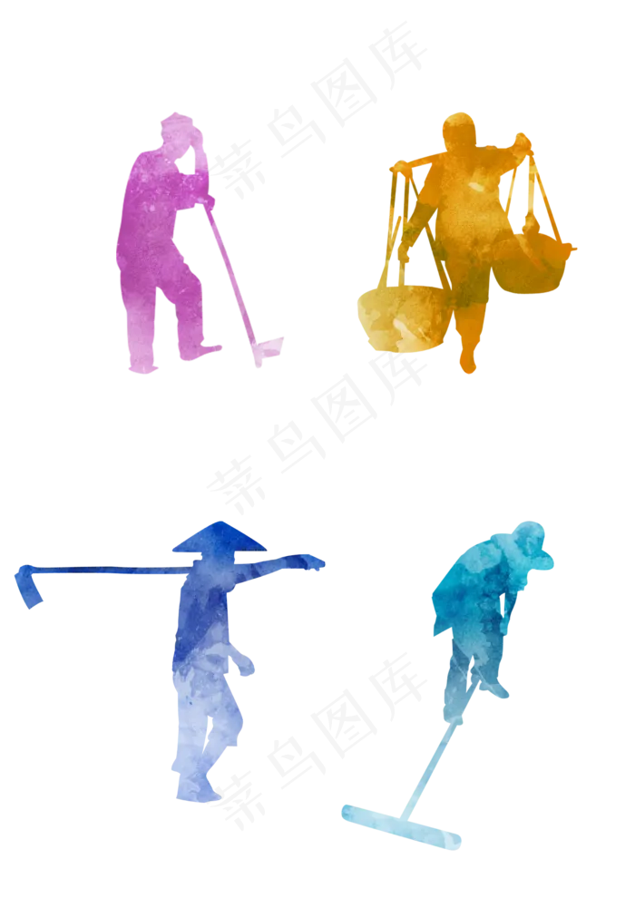 农民剪影素材农民剪影素材,免抠元素(2480x3508(dpi:300))psd模版下载
