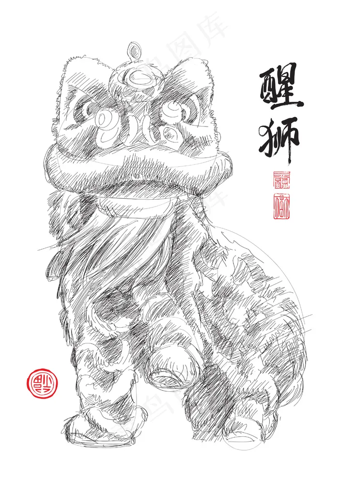 中国舞狮的汉语文本翻译素描：狮子的...
