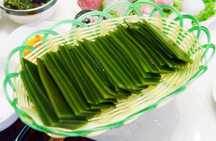 火锅 海带片图片